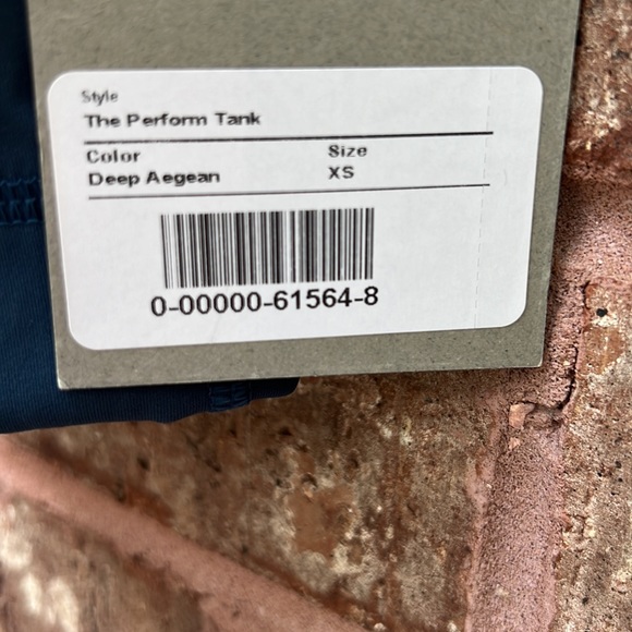 NWT Everlane The Perform Tank and Leggings Set Atlantic Deep Aegean Blue Size Xs - Picture 7 of 16